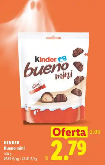Lidl Kinder bueno mini oferta