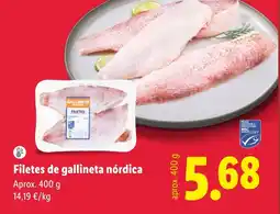 Lidl Gallineta filetes oferta
