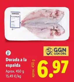 Lidl Dorada a la espalda oferta