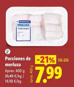 Lidl Merluza porciones oferta