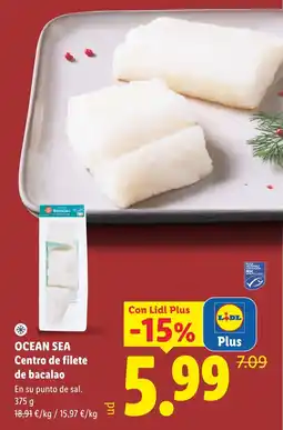 Lidl Ocean Sea centro de filete de bacalao oferta