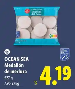 Lidl Ocean Sea medallón de merluza oferta