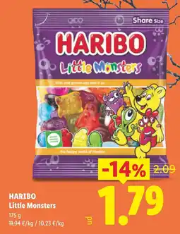 Lidl Haribo little monsters oferta