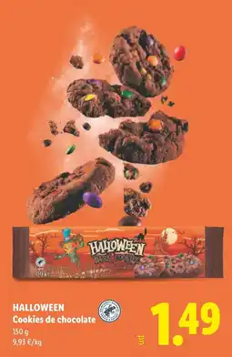 Lidl Halloween cookies de chocolate oferta