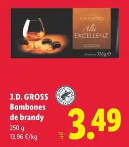 Lidl J.D. GROSS Bombones de brandy oferta