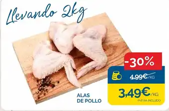 Supermercados La Despensa Alas de pollo oferta