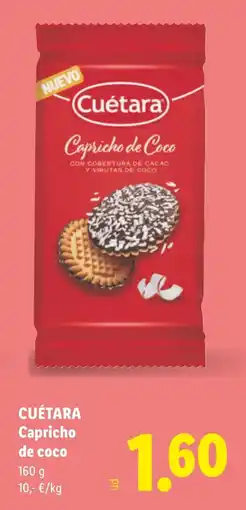 Lidl Cuétara capricho de coco oferta