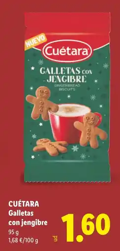 Lidl Cuétara galletas con jengibre oferta