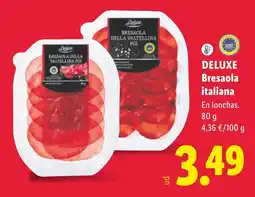 Lidl Deluxe Bresaola italiana oferta