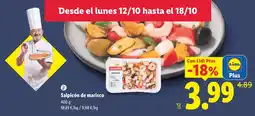 Lidl Lidl salpicón de marisco oferta