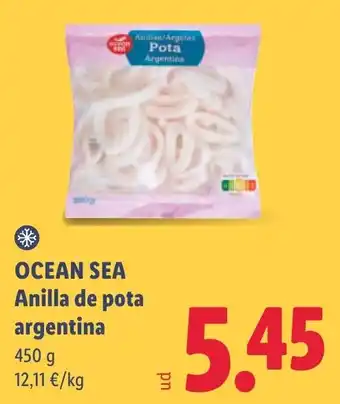 Lidl Ocean Sea anilla de pota argentina oferta