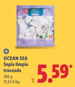 Lidl Ocean Sea Sepia limpia troceada oferta
