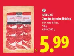 Lidl Delicat Jamón de cebo ibérico oferta