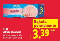 Lidl Nixe salmón al natural oferta