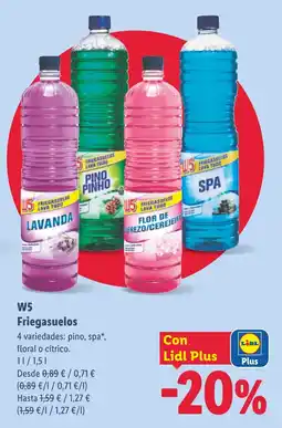 Lidl W5 Friegasuelos oferta