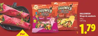 Lidl Halloween wraps de zanahoria oferta