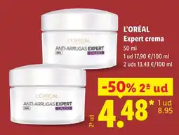 Lidl L'Oréal Expert crema oferta
