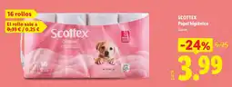 Lidl Scottex papel higiénico oferta