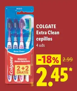 Lidl Colgate extra clean cepillos oferta