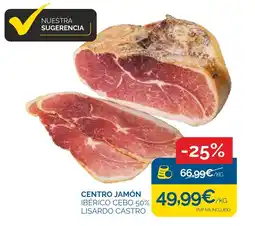 Cash Ecofamilia Centro jamón ibérico cebo 50% lisardo castro oferta