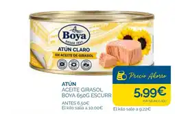 Supermercados La Despensa Boya atún claro en aceite de girasol oferta