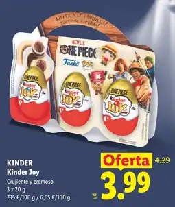Lidl Kinder Kinder Joy oferta