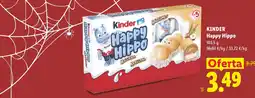 Lidl Kinder Happy Hippo oferta