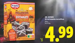 Lidl Dr. Oetker kit de brownies terroríficos oferta