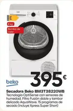 FROIZ Beko - secadora bm3t382201wb oferta