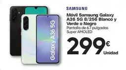 FROIZ Samsung - móvil galaxy a36 5g 8/256 blanco y verde o negro oferta