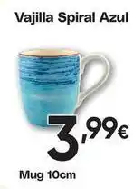 FROIZ Vajilla spiral azul oferta