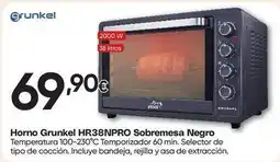 FROIZ Grunkel - horno hr38npro sobremesa negro oferta