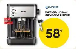 FROIZ Grunkel - cafetera grankel 20aroma express oferta