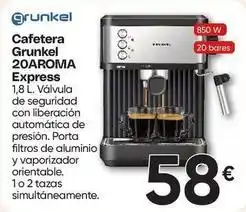 FROIZ Grunkel - cafetera 20aroma express oferta