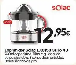 FROIZ Solac - exprimidor ex6153 stilo 40 oferta