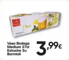 FROIZ Bormioli - vaso bodega medium 37cl estuche 3u oferta