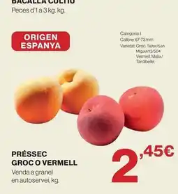 El Corte Inglés Origen - bacalao oferta