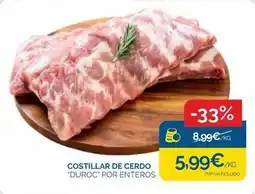Cash Ecofamilia Duroc - costillar de cerdo oferta