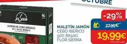 Cash Ecofamilia Flor - jamón cebo ibérico 50% 8x50g oferta