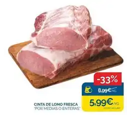 Cash Ecofamilia Cinta de lomo fresca oferta