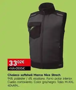 Cadena88 Chaleco softshell marca oferta