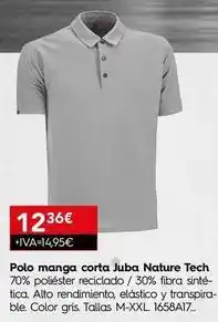 Cadena88 Juba - polo manga corta juba nature tech oferta