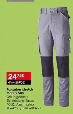 Cadena88 Stretch - pantalón stretch marca 588 oferta