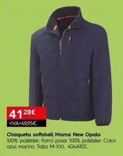 Cadena88 Chaqueta softshell new opalo oferta