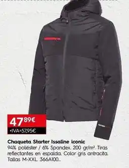 Cadena88 Antracita - chaqueta starter iscaline iconic oferta