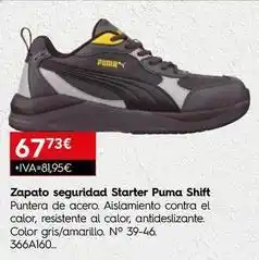 Cadena88 Puma - zapato seguridad starter shift oferta