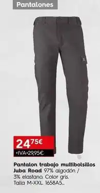 Cadena88 Juba - pantalon trabajo multibolsillos juba road oferta