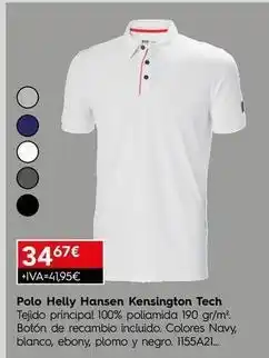 Cadena88 Kensington - polo helly hansen tech oferta