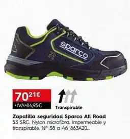 Cadena88 Sparco - zapatilla seguridad all road oferta
