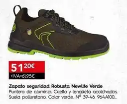 Cadena88 Zapato seguridad robusta newlife verde oferta